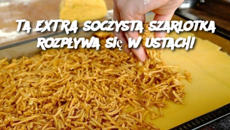 Ta EXTRA soczysta szarlotka rozpływa się w ustach!