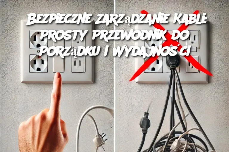 Bezpieczne Zarządzanie Kabli: Prosty Przewodnik do Porządku i Wydajności