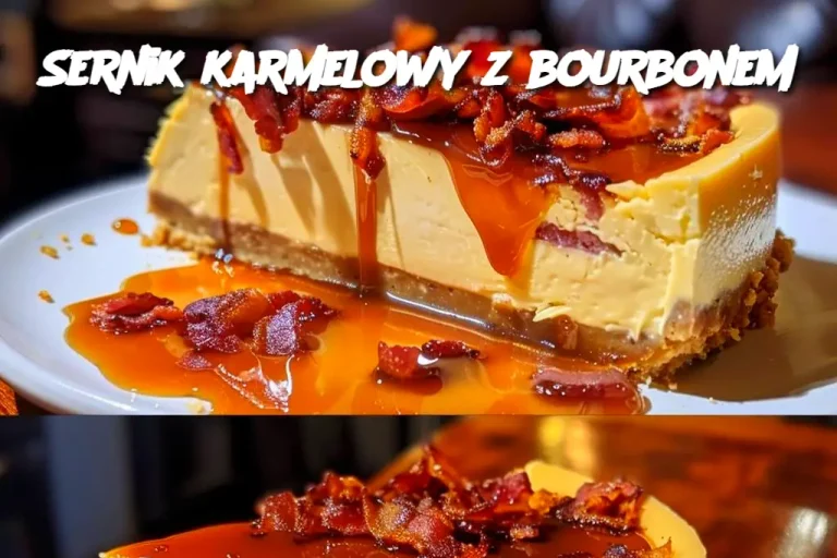 Sernik karmelowy z bourbonem