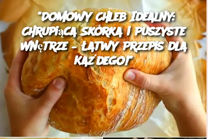 "Domowy Chleb Idealny: Chrupiąca Skórka i Puszyste Wnętrze – Łatwy Przepis dla Każdego!"