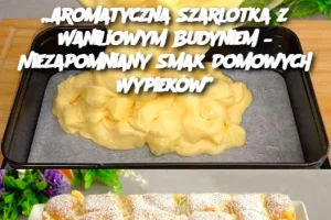 Aromatyczna Szarlotka z Waniliowym Budyniem – Niezapomniany Smak Domowych Wypieków