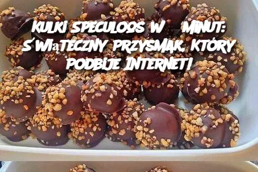 Kulki Speculoos w 5 Minut: Świąteczny Przysmak, Który Podbije Internet!