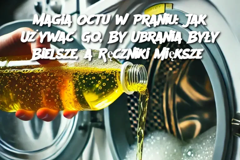 Magia Octu w Praniu: Jak Używać Go, By Ubrania Były Bielsze, a Ręczniki Miększe