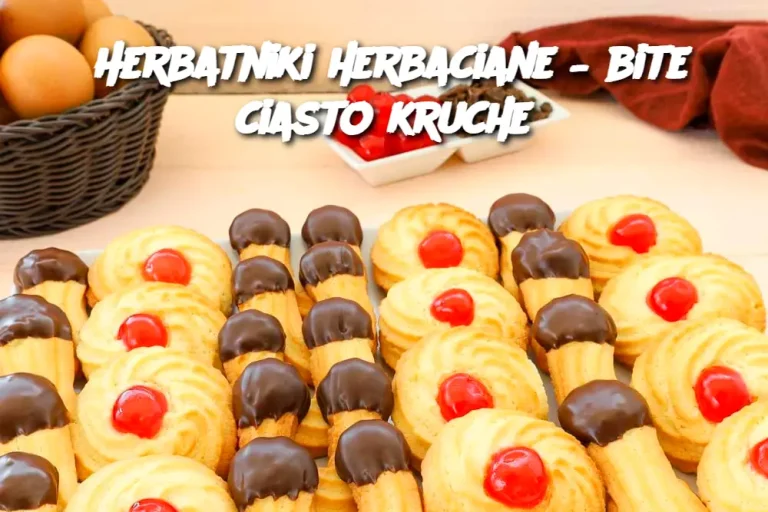 Herbatniki herbaciane – bite ciasto kruche