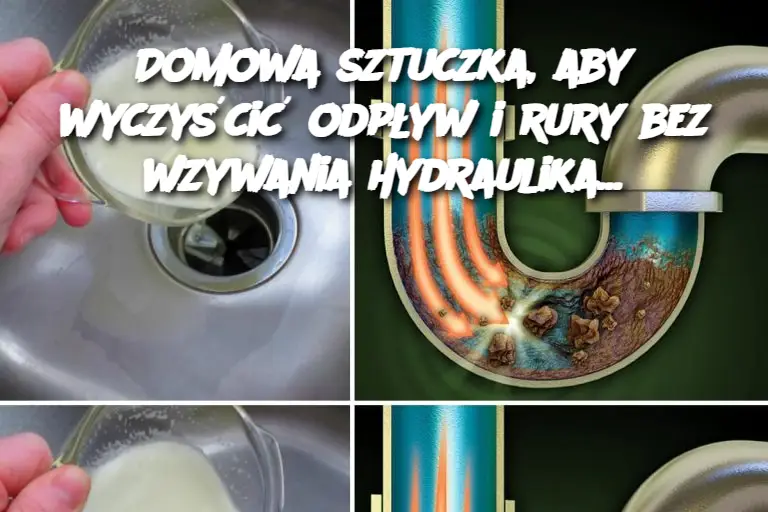 Domowa sztuczka, aby wyczyścić odpływ i rury bez wzywania hydraulika…