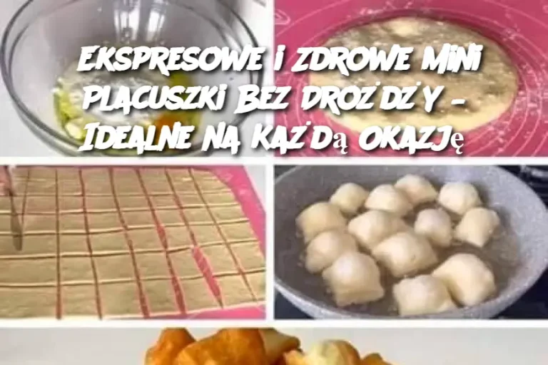 Ekspresowe i Zdrowe Mini Placuszki Bez Drożdży – Idealne na Każdą Okazję