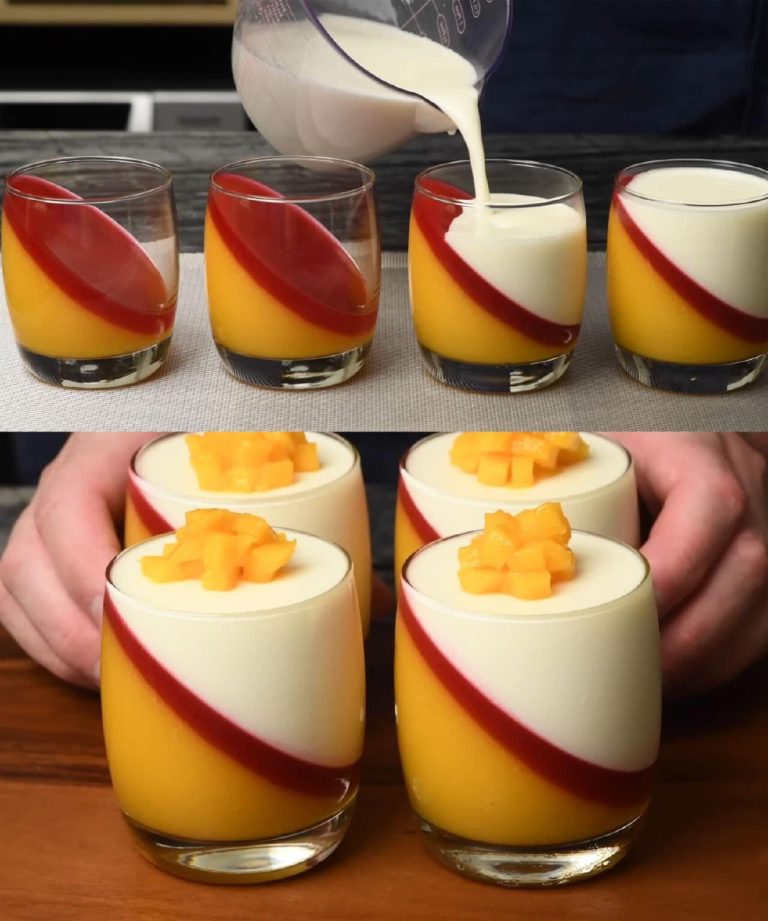 Panna cotta z mango: świeży i lekki deser