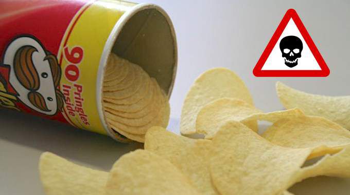 Rak w tubce: Straszna prawda o chipsach Pringles.