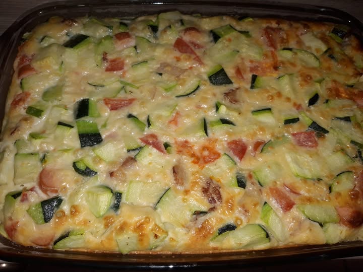 Quiche warzywny bez ciasta w thermomixie