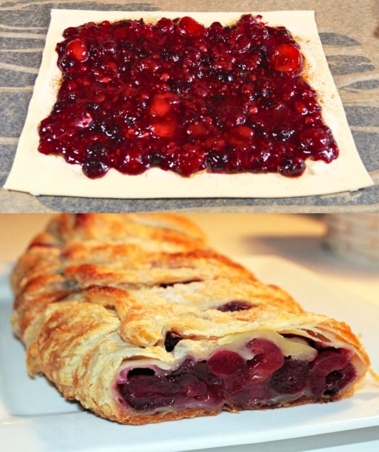 Fantastyczny strudel z nadzieniem wiśniowym