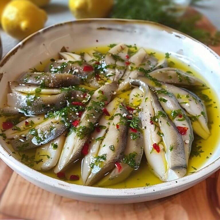 Neapolitański przepis na marynowane anchois