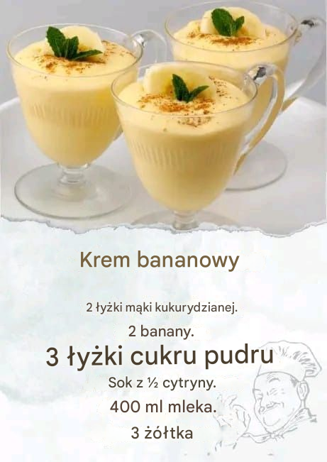 Krem bananowy – wykwintny deser