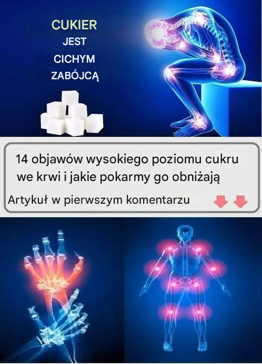 14 objawów wysokiego poziomu cukru we krwi i jakie pokarmy go obniżają