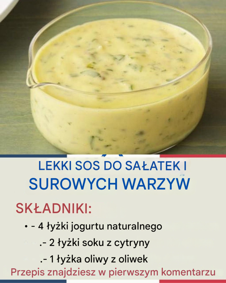 Sos light do sałatek i surowych warzyw