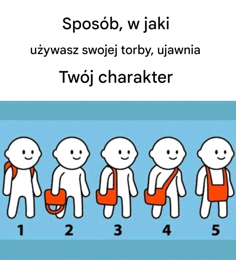 Sposób, w jaki używasz swojej torby, zdradza Twoją osobowość.