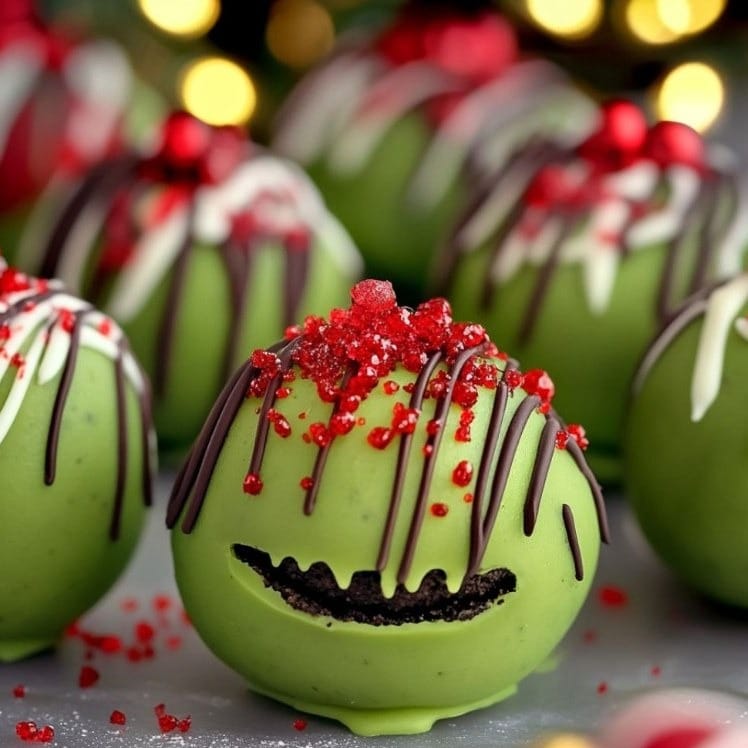 Grinch Oreo Bombki Bożonarodzeniowe