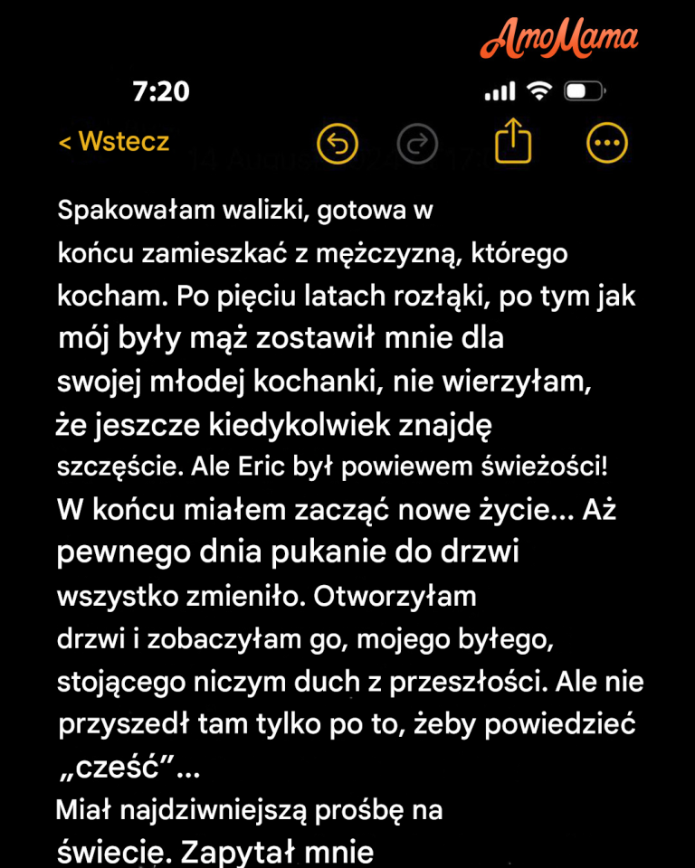 Mój były mąż zostawił mnie dla innej kobiety, a potem wrócił z prośbą, której się nie spodziewałam - Historia dnia