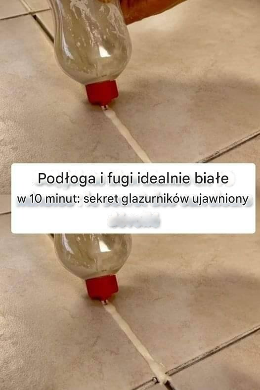 Podłoga i fugi idealnie białe w 10 minut: sekret glazurników ujawniony