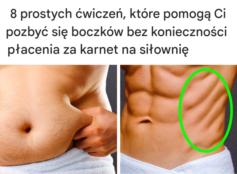 8 prostych ćwiczeń, które pomogą Ci pozbyć się boczków bez konieczności płacenia za karnet na siłownię