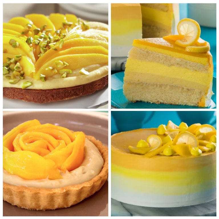 Ciasto mango z kremem cukierniczym