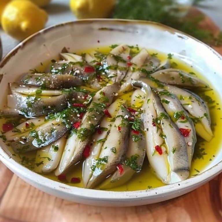 Neapolitański przepis na marynowane anchois