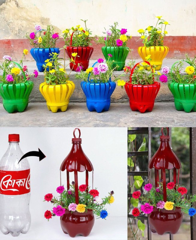 Zrób to sam: Zrób kreatywne domki ze słoików po plastikowych butelkach