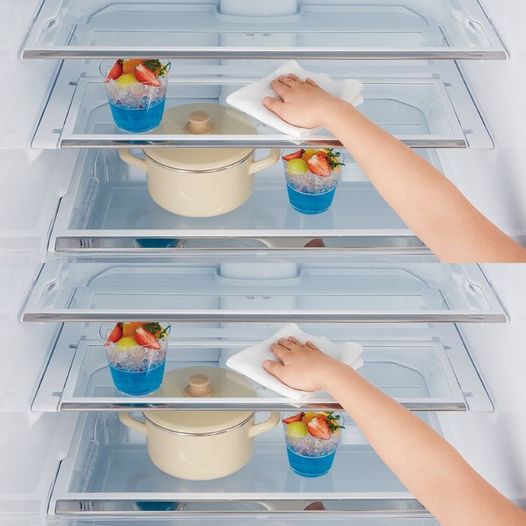 Lśniące półki w lodówce, bez potrzeby stosowania octu – znajdź ten składnik w kuchni