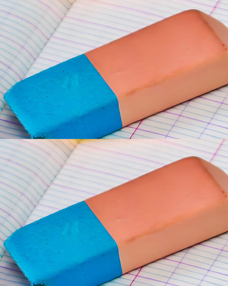 Ale do czego służy niebieska część gumki?