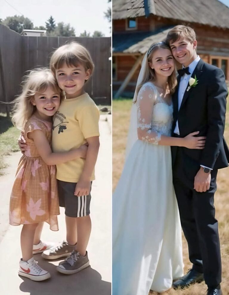 20 lat później wzięli ślub. Proszę, dajcie im trochę miłości.❤❤