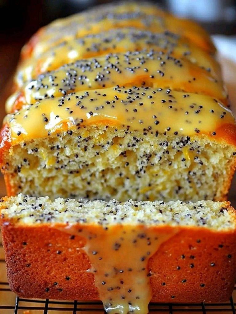 Wegański chleb cytrynowy z makiem