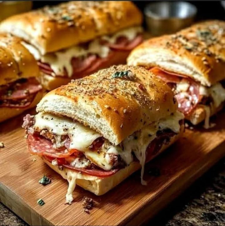 Pieczone włoskie kanapki