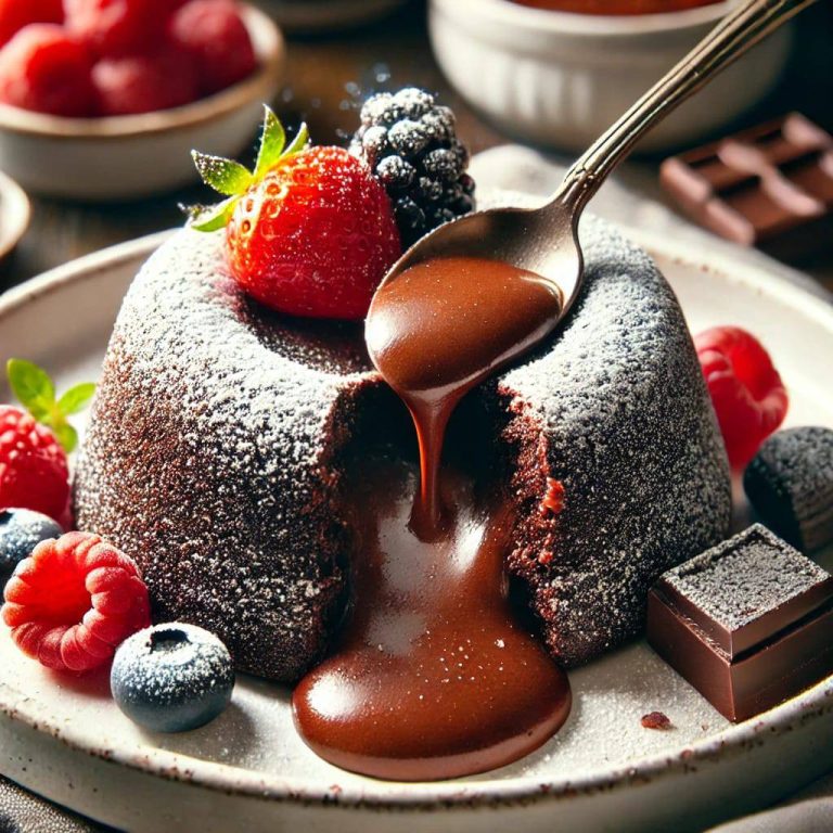 Czekoladowy fondant z płynnym sercem