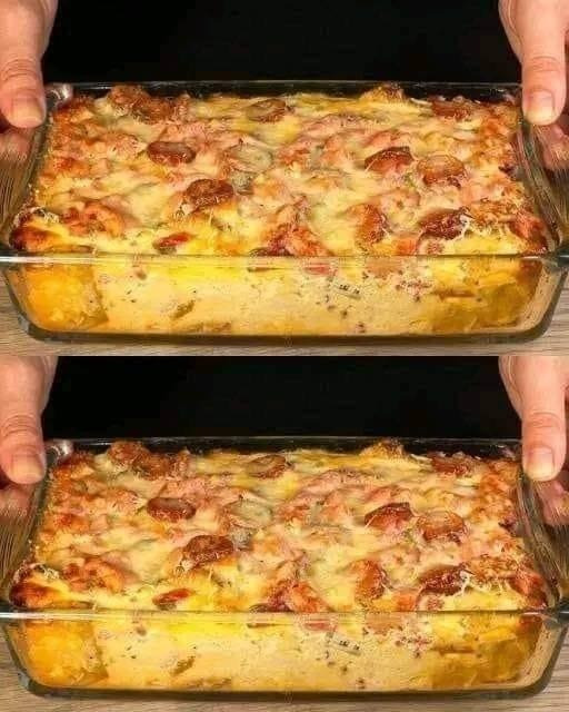 Lasagne z kurczakiem Cordon Bleu