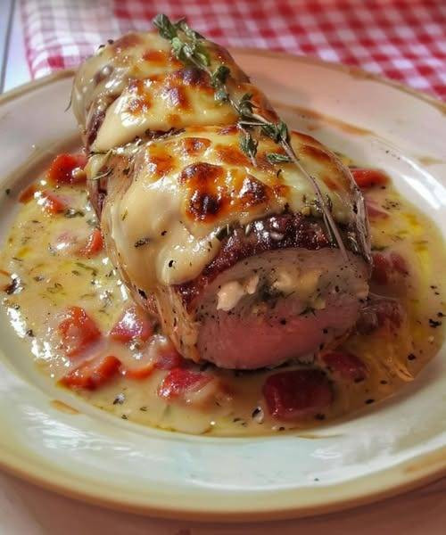 Polędwiczka wieprzowa z Boursin