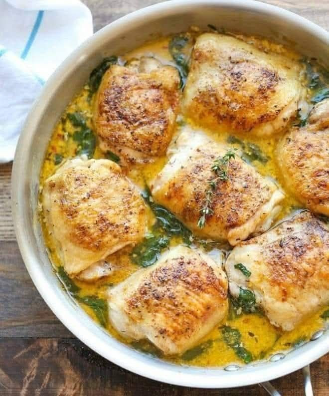 Kurczak ze śmietaną i cytryną