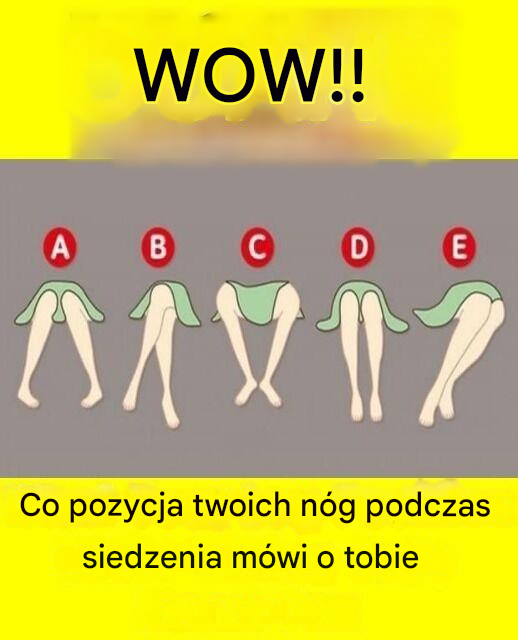 Co pozycja Twoich nóg w pozycji siedzącej mówi o Twojej osobowości