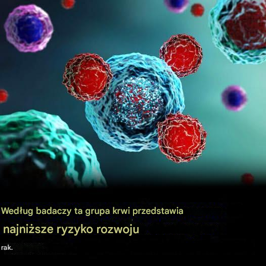 Naukowcy ujawniają, która grupa krwi wiąże się z najniższym ryzykiem zachorowania na raka