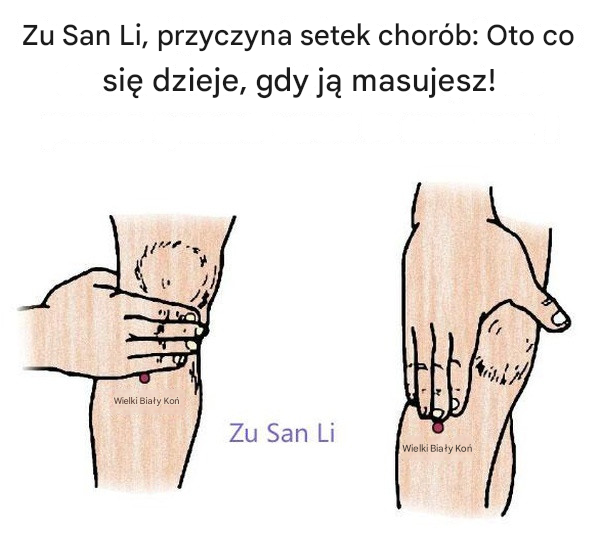Zu San Li, przyczyna setek chorób: Oto co się dzieje, gdy ją masujesz!