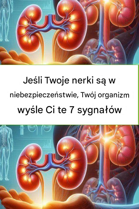 Jeśli Twoje nerki są w niebezpieczeństwie, Twój organizm wyśle ​​Ci te 7 sygnałów