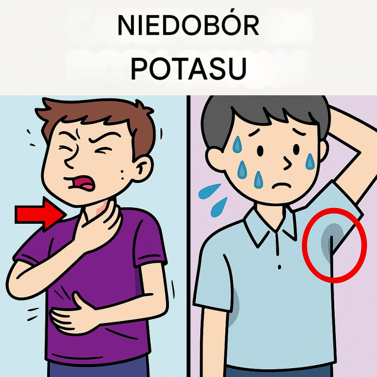 9 oznak niedoboru potasu