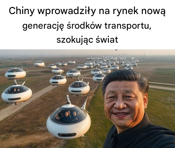 Chiny wprowadziły na rynek nową generację środków transportu, szokując świat