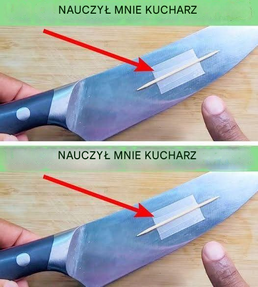 Dlaczego warto przymocować wykałaczkę do noża?