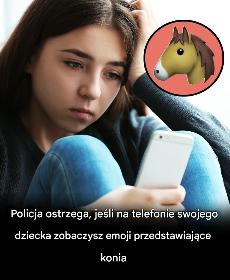 Policjanci ostrzegają rodziców przed ukrytym znaczeniem emotikony konia