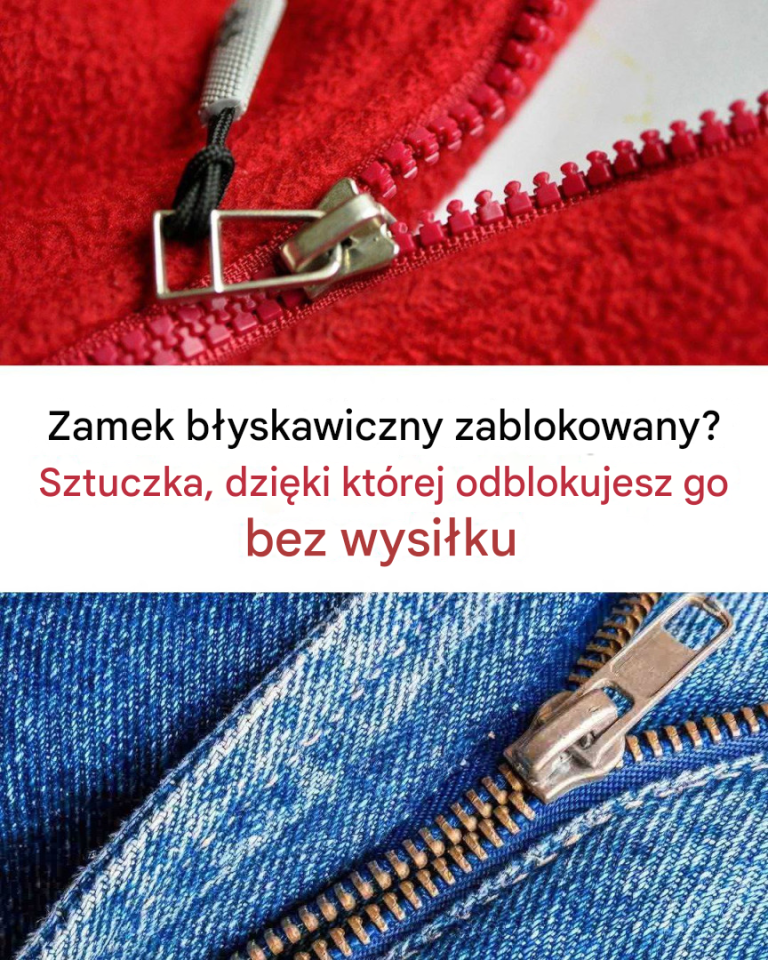 Zamek błyskawiczny się zaciął? Sztuczka, dzięki której odblokujesz go bez wysiłku