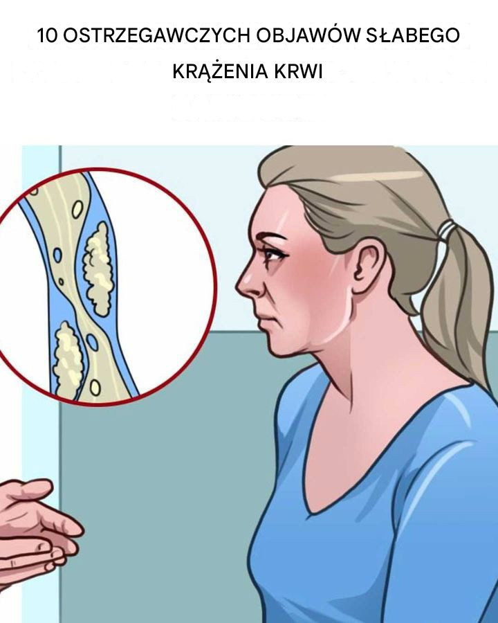 10 ostrzegawczych oznak słabego krążenia