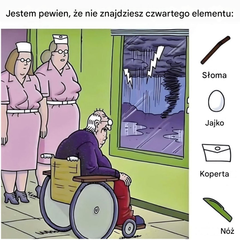 Czy potrafisz znaleźć czwarty obiekt?