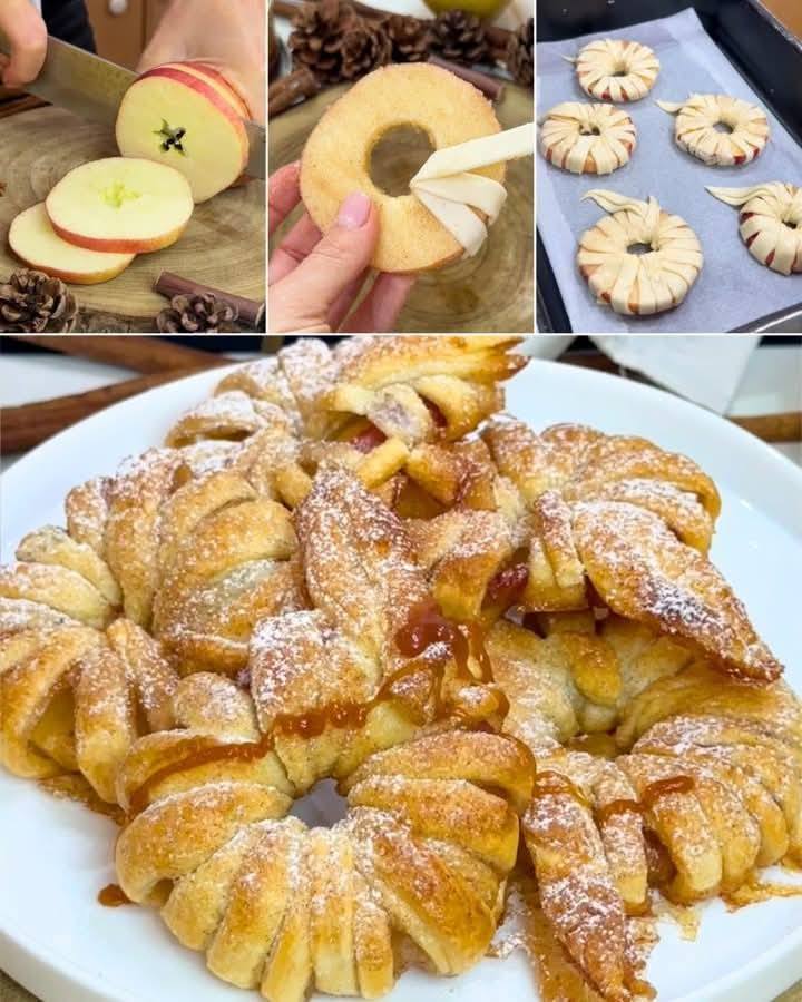 Placuszki z jabłkami i ciastem francuskim: idealna słodka przekąska!