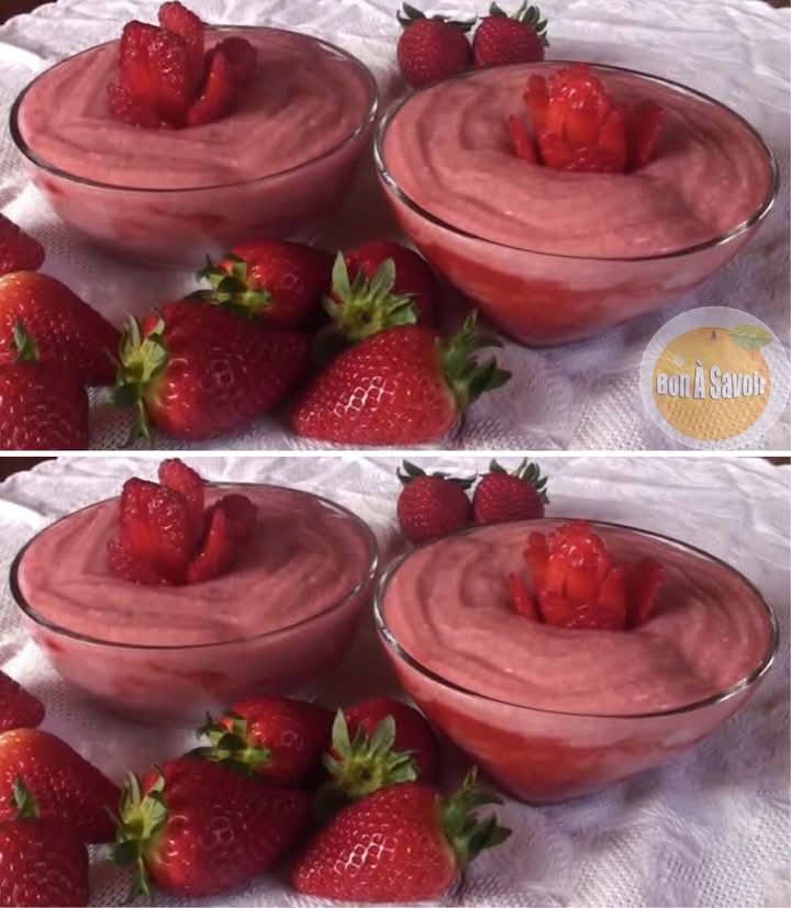 Łatwy w przygotowaniu domowy krem ​​truskawkowy