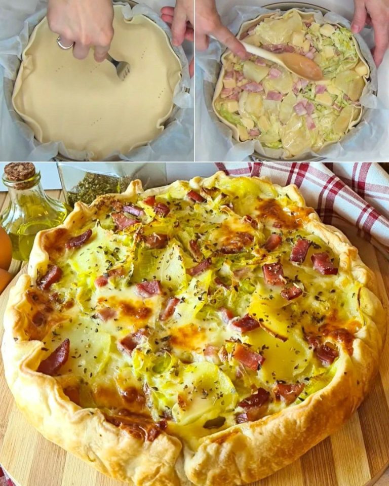 Wytrawna tarta z ziemniakami i szynką: przepis na łatwe i smaczne danie