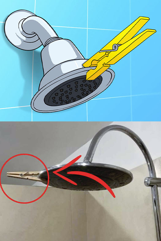 Jeśli Twój partner zostawił spinacz do bielizny na główce prysznica, oto co to oznacza